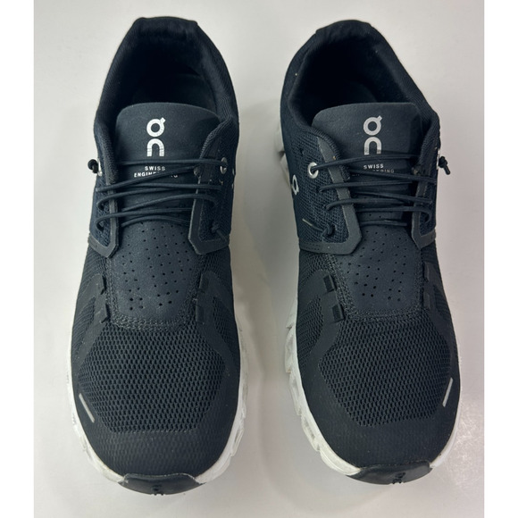 On Running Cloud 5 Shoes Black & White 59.98919 Men's Size 9 Running Sneakers - Picture 11 of 12